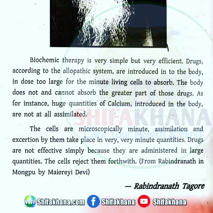 Rabindranath Tagore About Biochemic System of Medicine…